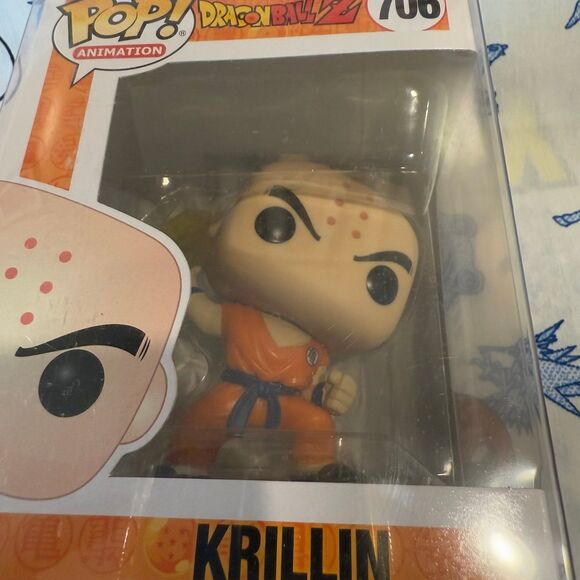 Funko Pop! Dragon Ball Z Krillin with Destructo Disc #706 - Picture 6 of 6